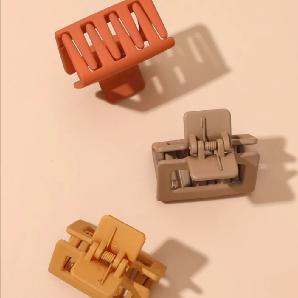 Three Pack Hair Claws - Picture 2 of 3